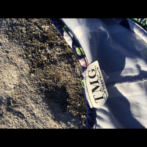 Stripes & Floral Dress C:Multi Sz: M - Picture 3 of 5